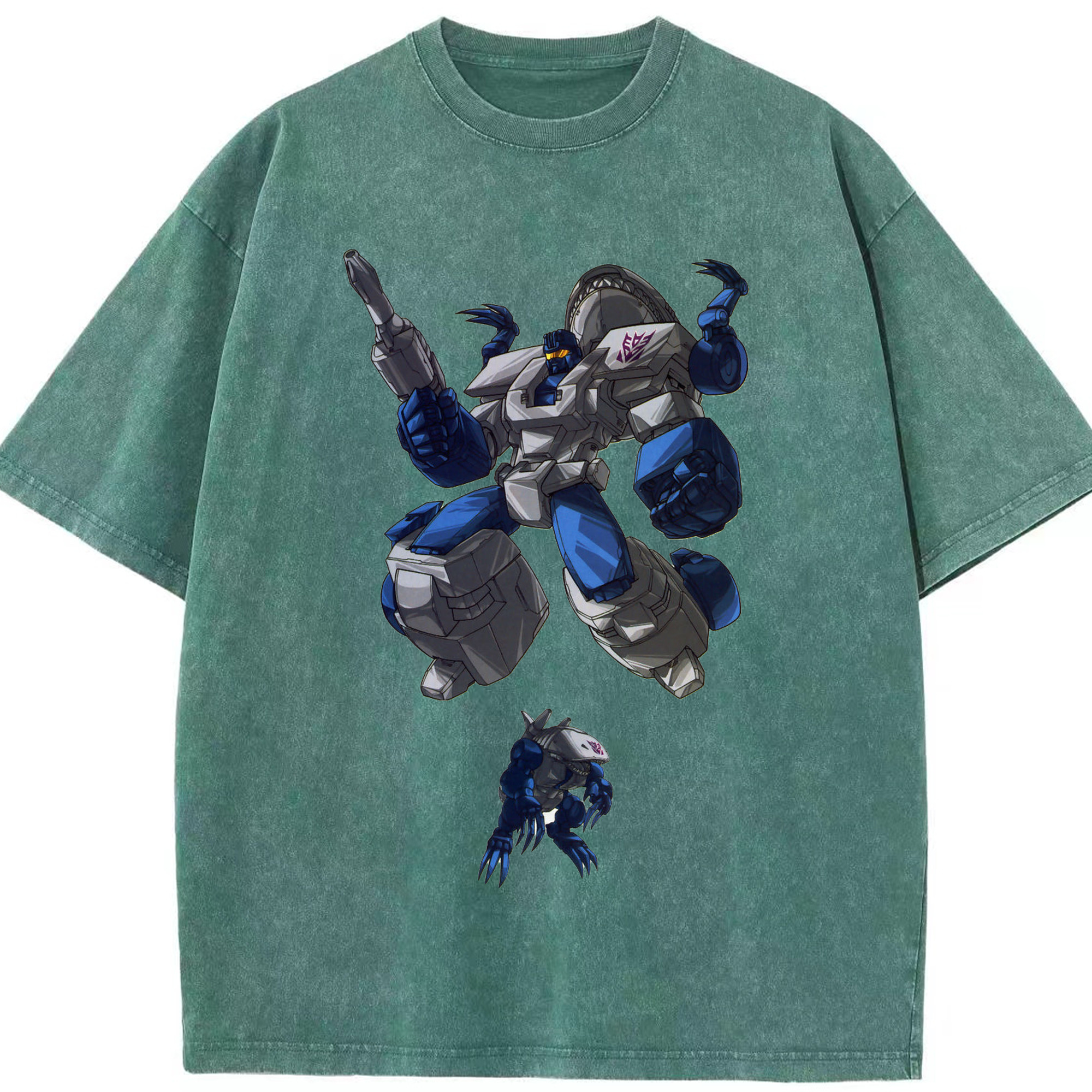 （画像用）  綿100% ヴィンテージ風 半袖Tシャツ（フロントプリント）
